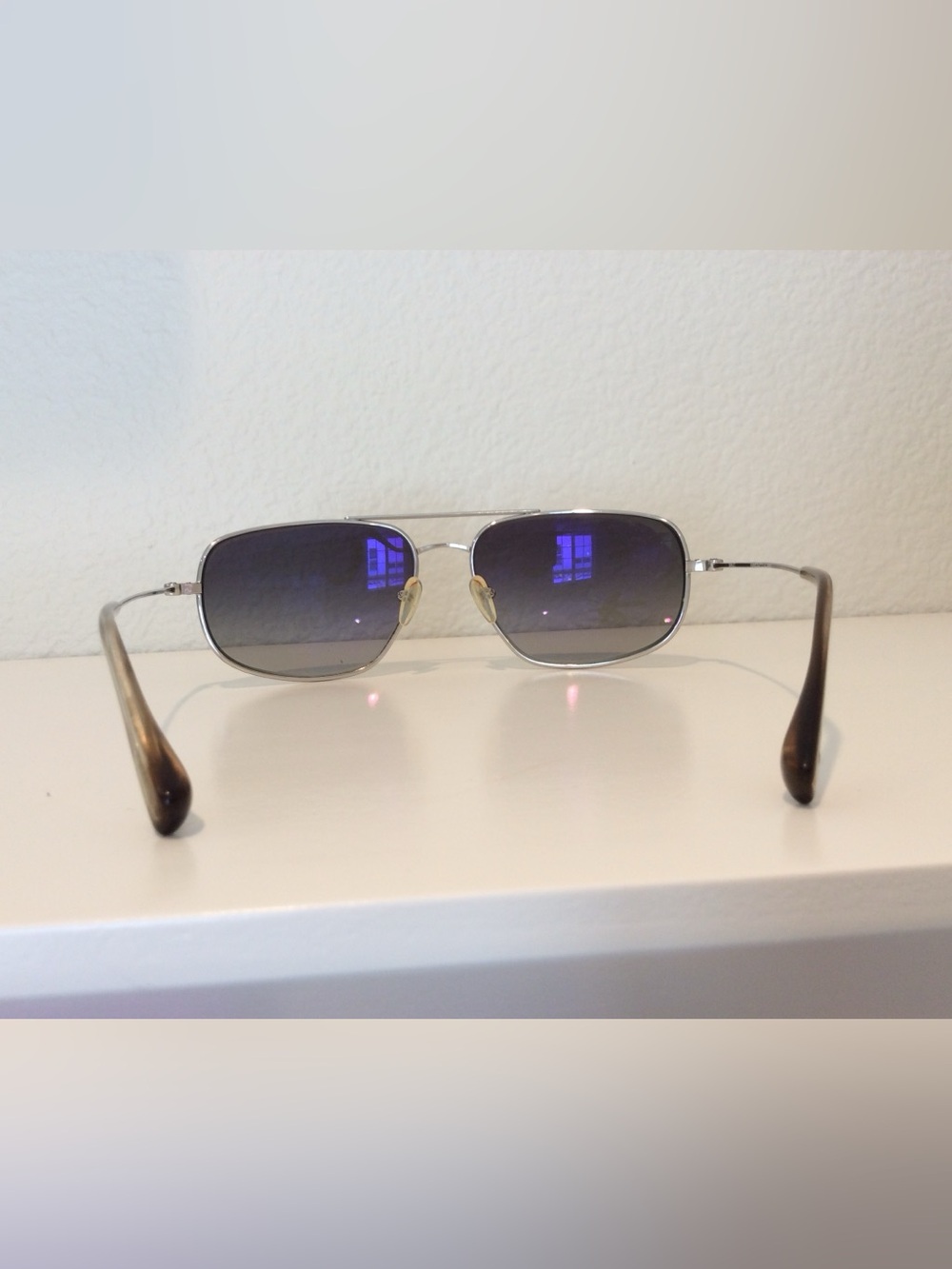 SALT. Nicolas Men’s Silver Aviator Sunglasses - Picture 9 of 11